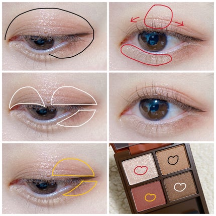 Love Chocolate アイシャドウ/Witch's Pouch/アイシャドウパレットを使ったクチコミ(2枚目)