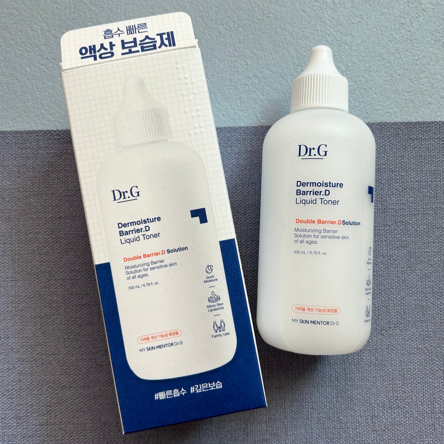 ザモイスチャーバリアDリキッドトナー/Dr.G/化粧水を使ったクチコミ(1枚目)