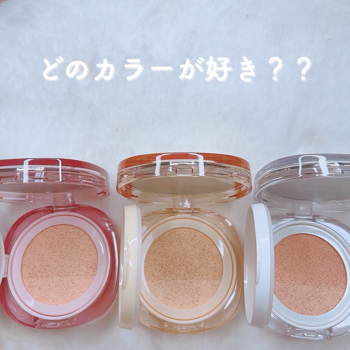 ツートンクッション/MILLIMILLI/クッションファンデーションを使ったクチコミ（2枚目）