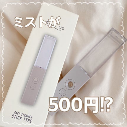 フェイススチーマー スティックタイプ/and us/美顔器・マッサージを使ったクチコミ(1枚目)