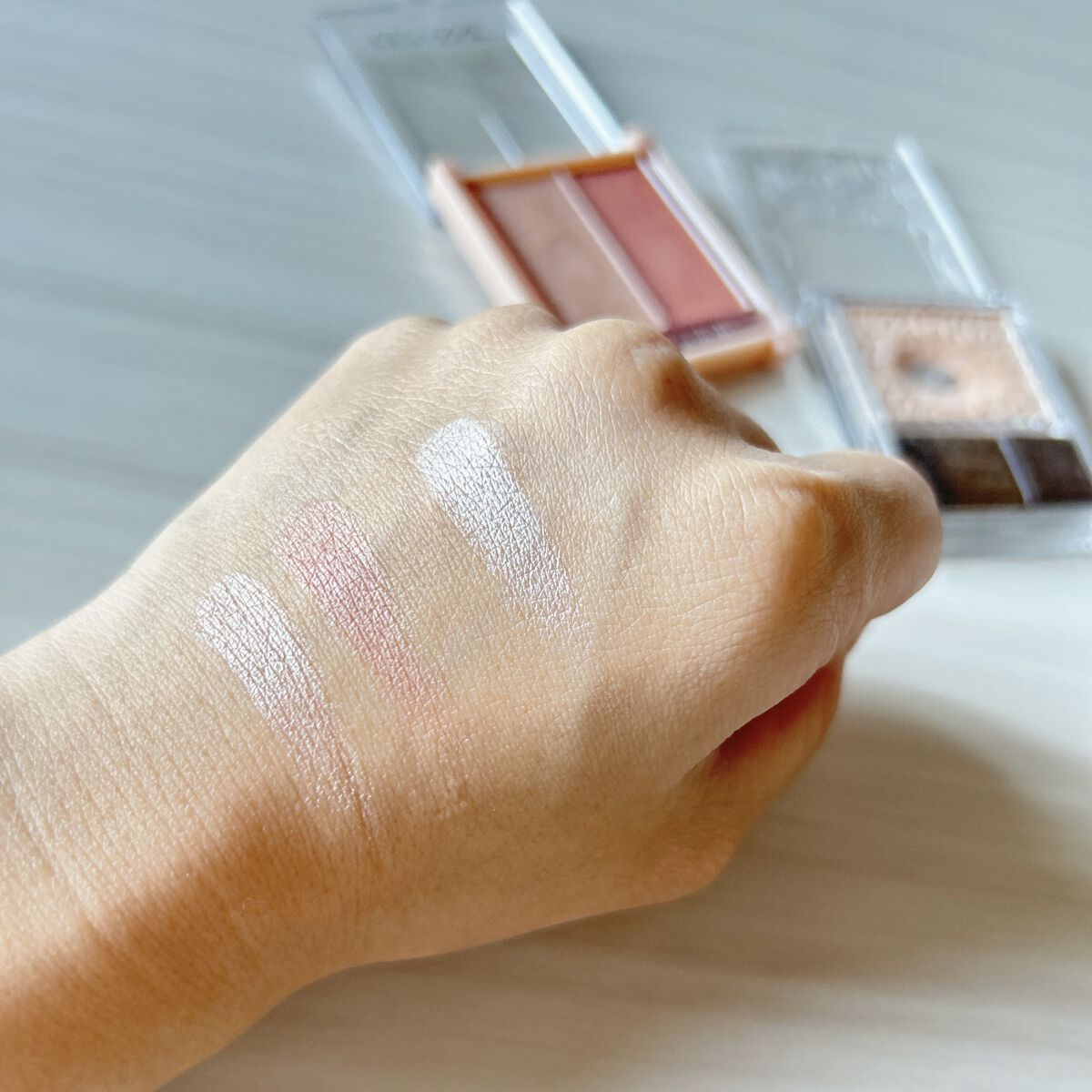 パールグロウハイライト/CEZANNE/パウダーハイライトを使ったクチコミ（3枚目）