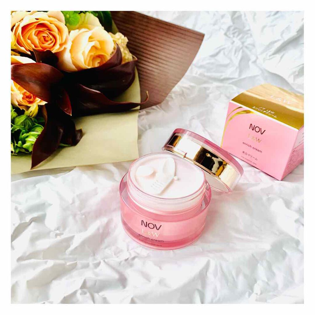 L&W エンリッチクリーム/NOV/フェイスクリームを使ったクチコミ(2枚目)