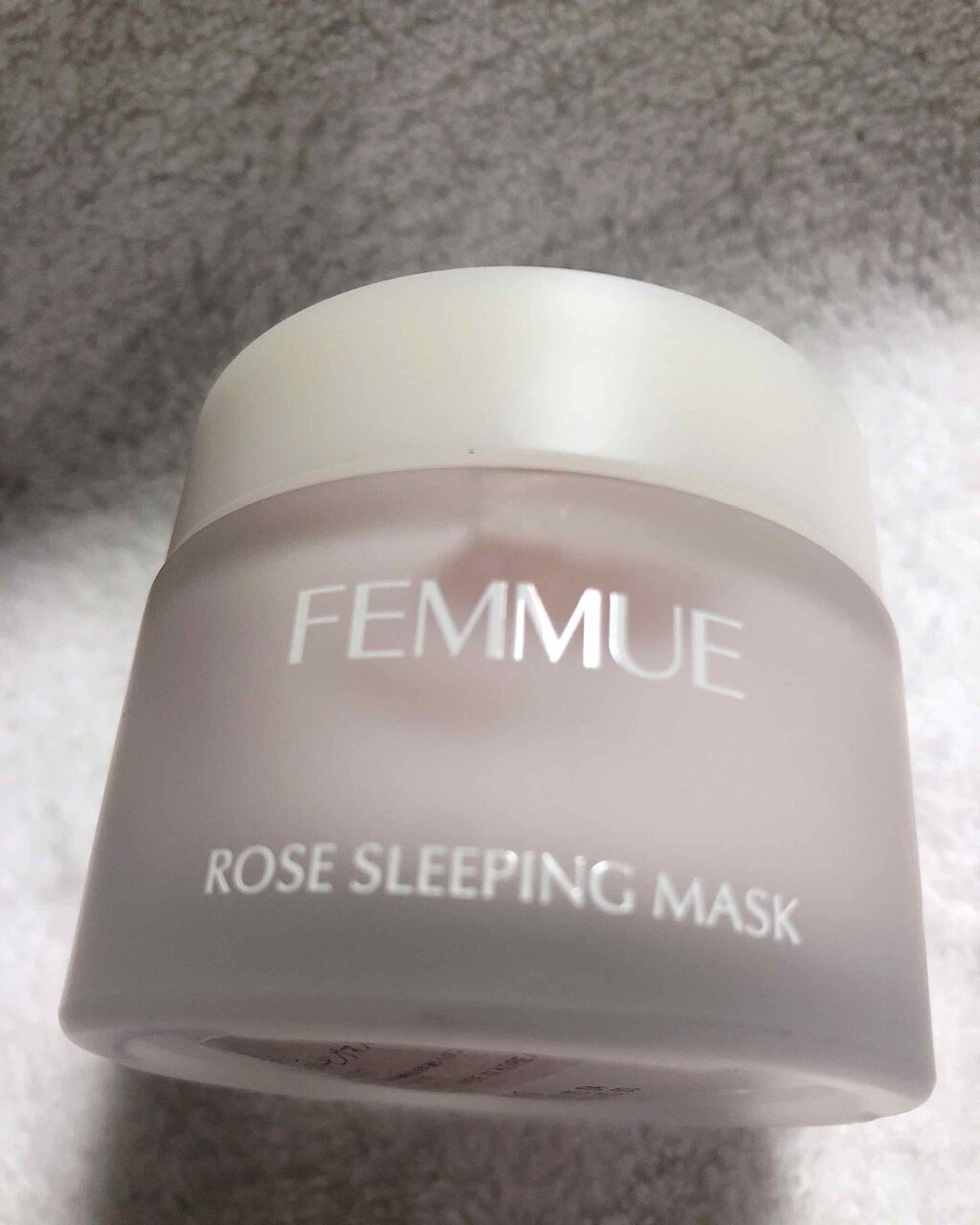 ローズウォーター スリーピングマスク/FEMMUE/フェイスクリームを使ったクチコミ(1枚目)