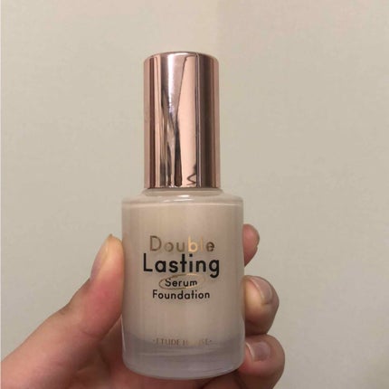 ダブルラスティング セラムファンデーション ニュートラルベージュ/ETUDE/リキッドファンデーションを使ったクチコミ(1枚目)