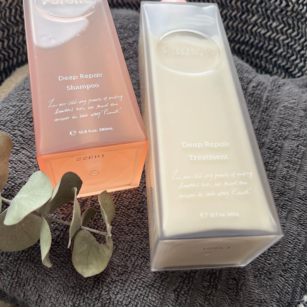 プルント ディープリペア美容液シャンプー／トリートメント/Purunt./市販シャンプーを使ったクチコミ（2枚目）