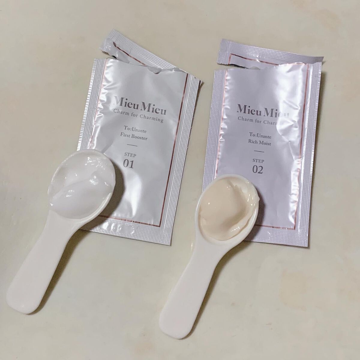 とぅるんて ファーストブースター/MieuMieu/洗い流すヘアトリートメントを使ったクチコミ（2枚目）