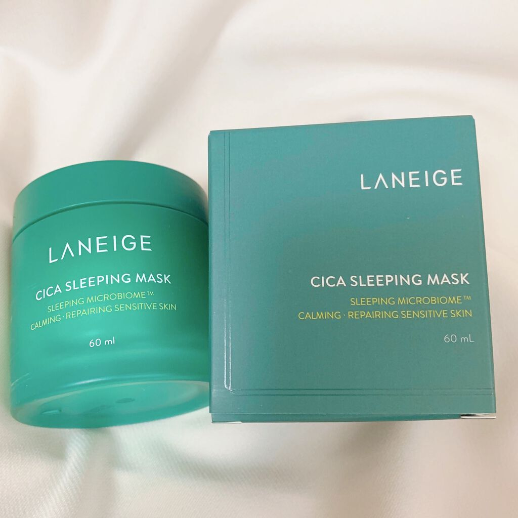 シカスリーピングマスク/LANEIGE/フェイスクリームを使ったクチコミ（3枚目）