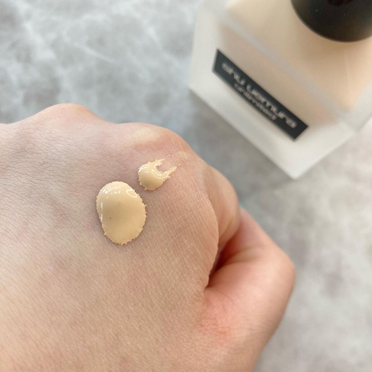 （旧）アンリミテッド ラスティング フルイド/shu uemura/リキッドファンデーションを使ったクチコミ（2枚目）