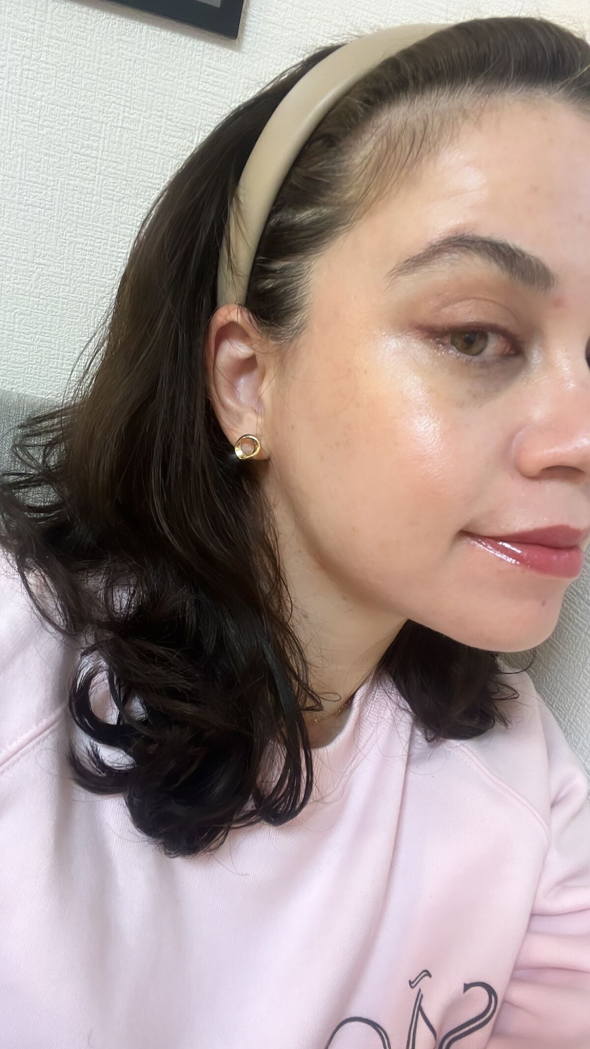 パールグロウニュアンサー/CEZANNE/パウダーハイライトを使ったクチコミ(3枚目)