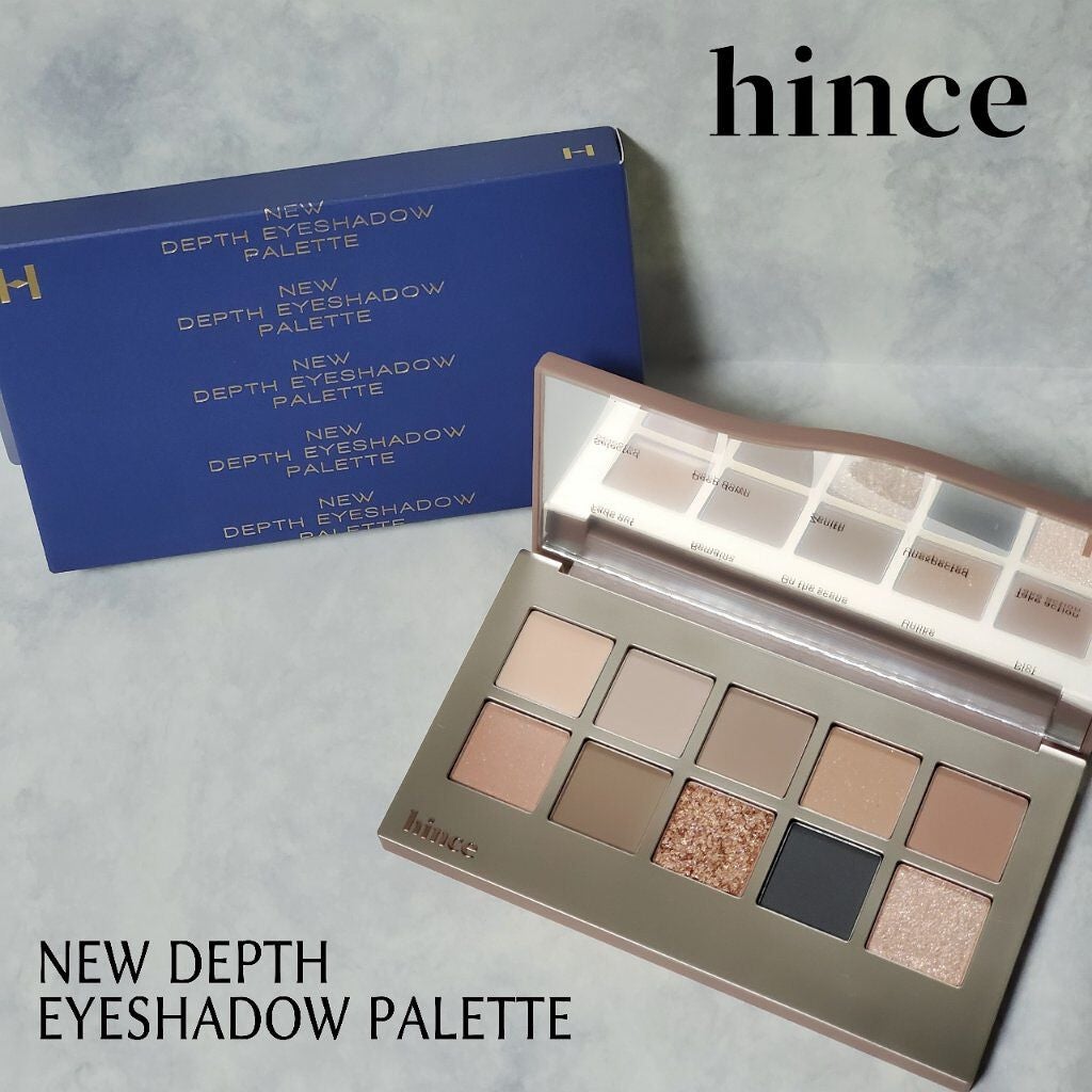 ニューデップスアイシャドウパレット/hince/アイシャドウパレットを使ったクチコミ(1枚目)