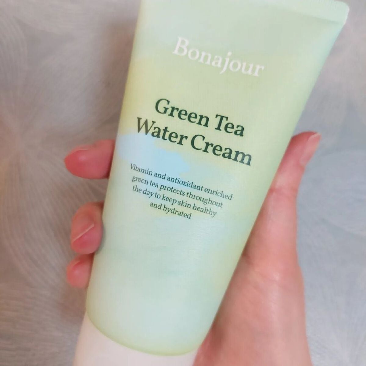 グリーンティーウォーターボム/Bonajour/フェイスクリームを使ったクチコミ(2枚目)
