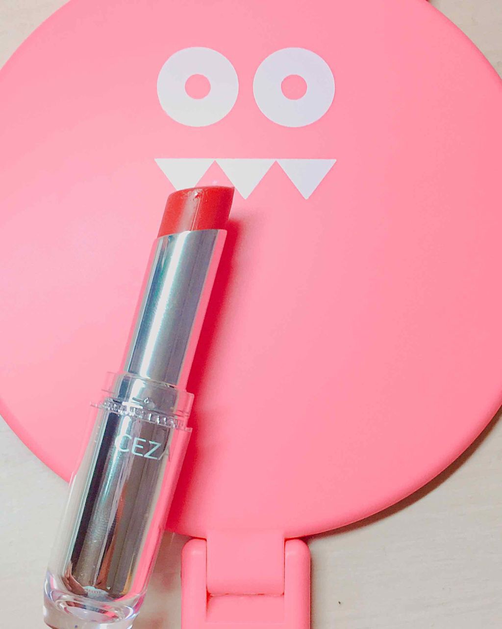 ラスティンググロスリップ/CEZANNE/口紅を使ったクチコミ(1枚目)