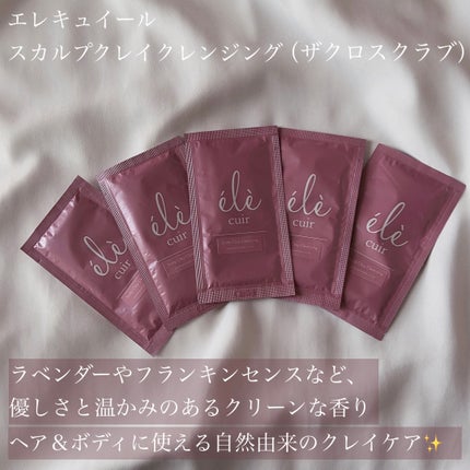 スカルプクレイクレンジング(ザクロスクラブ)/エレキュイール /ヘッドスクラブを使ったクチコミ(1枚目)