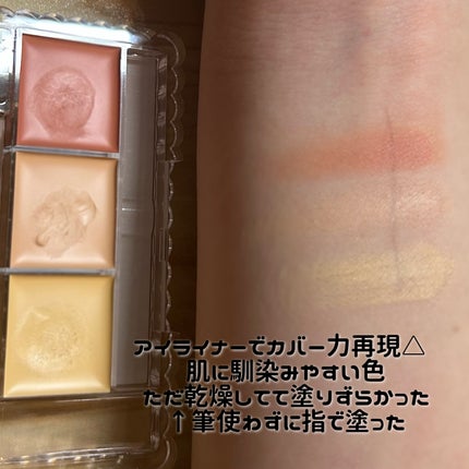 カラーミキシングコンシーラー/キャンメイク/パレットコンシーラーを使ったクチコミ(2枚目)