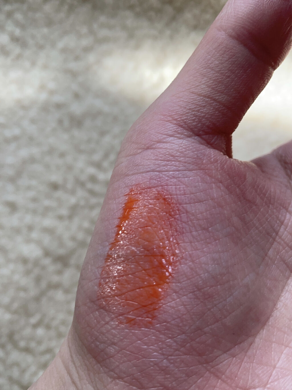 ジュレ感シアーリップティント アプリコットオレンジ/SUGAO®/リップグロスを使ったクチコミ（2枚目）