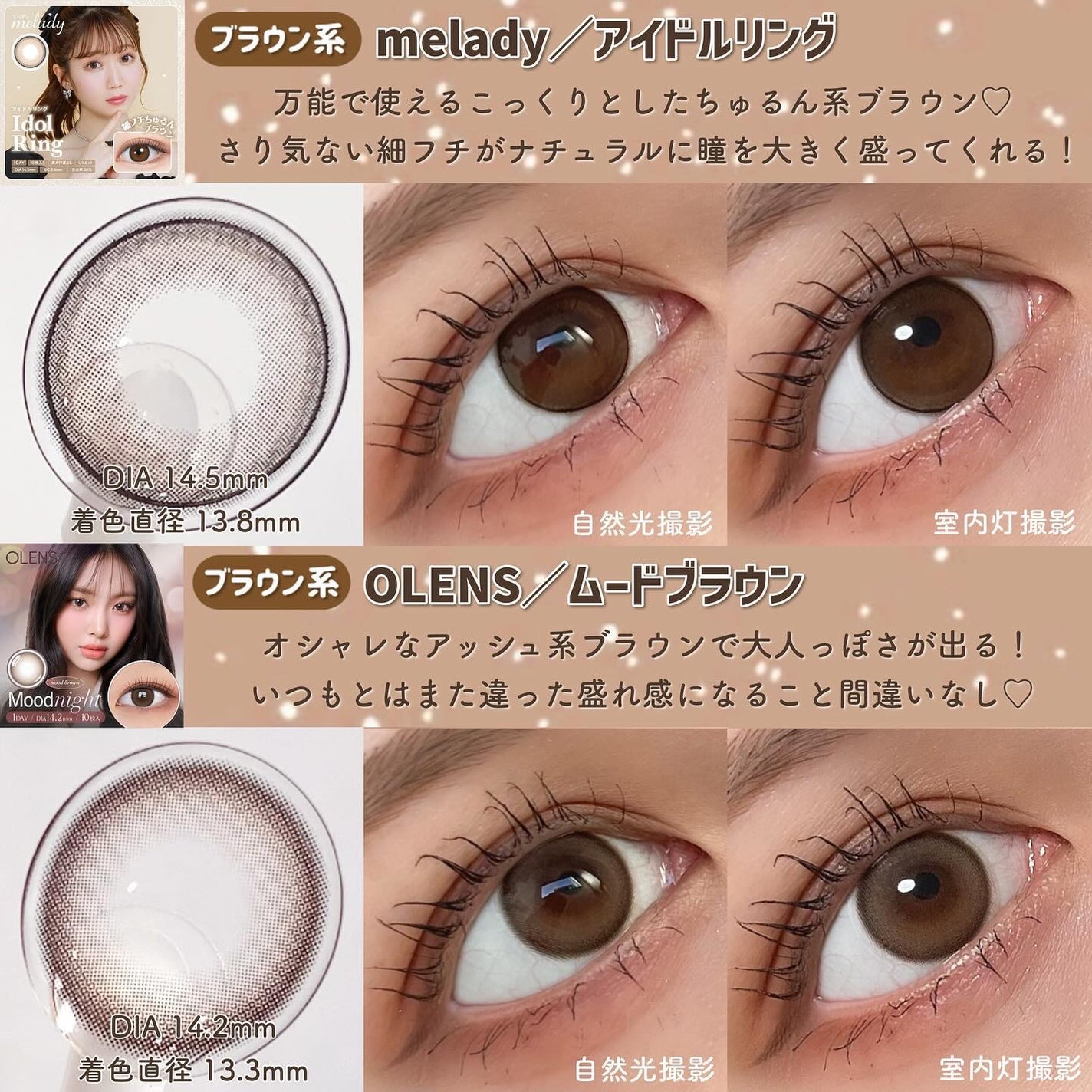 ラルム シリコーンハイドロゲル ダブルモイストUV ワンデー/LARME/カラーコンタクトレンズを使ったクチコミ(5枚目)