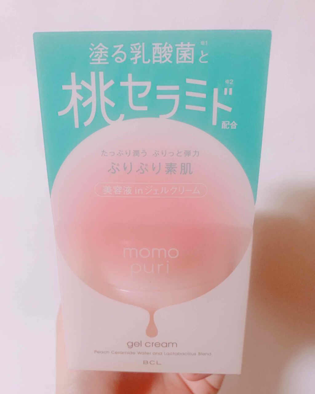 潤いジェルクリーム/ももぷり/オールインワン化粧品を使ったクチコミ（1枚目）