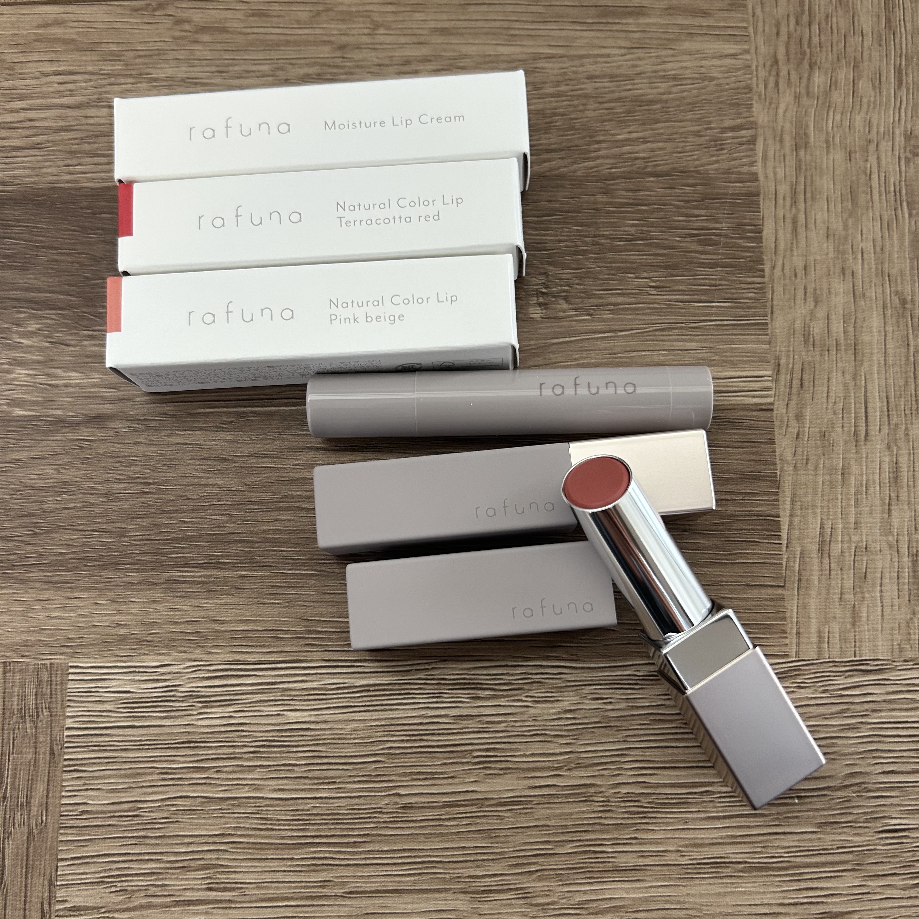 ナチュラルカラーリップ　/rafuna/口紅を使ったクチコミ（1枚目）