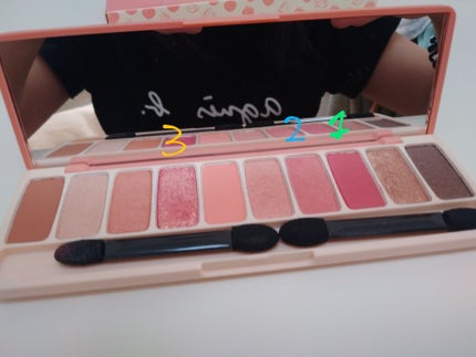 プレイカラー アイシャドウ/ETUDE/アイシャドウパレットを使ったクチコミ(2枚目)