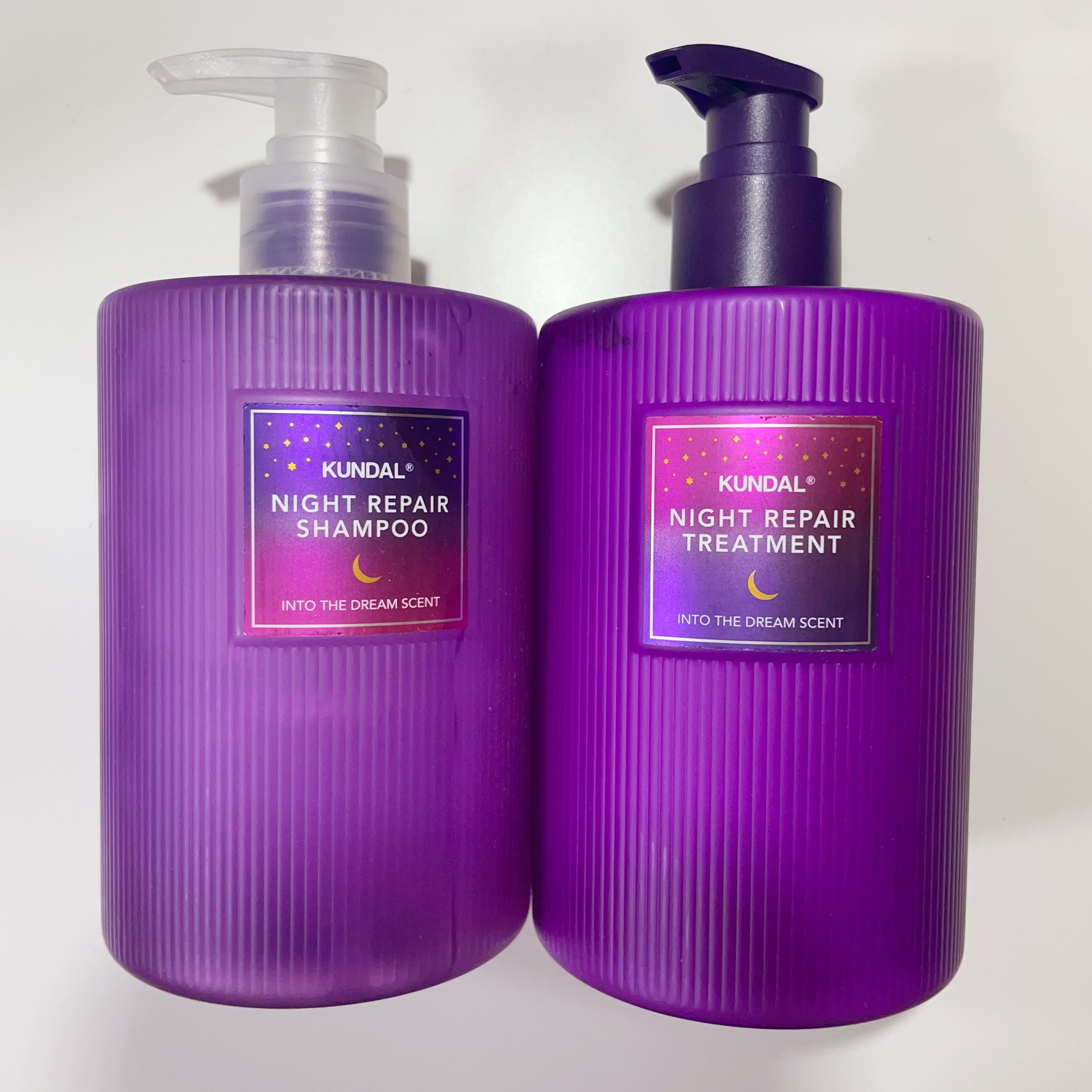 ナイトリペア シャンプー／トリートメント/KUNDAL/市販シャンプーを使ったクチコミ（1枚目）