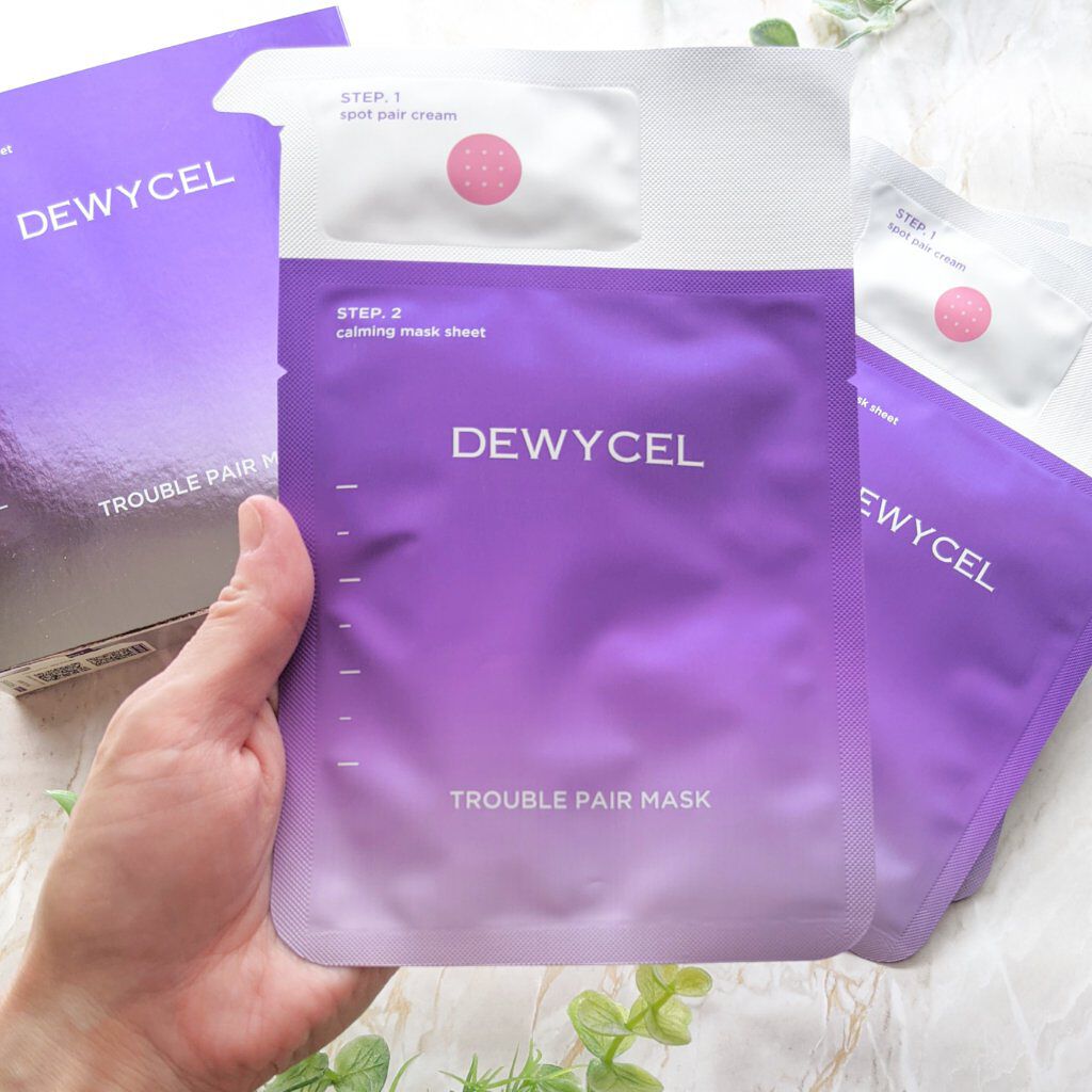 トラブルペアーマスク/DEWYCEL/シートマスク・パックを使ったクチコミ（3枚目）