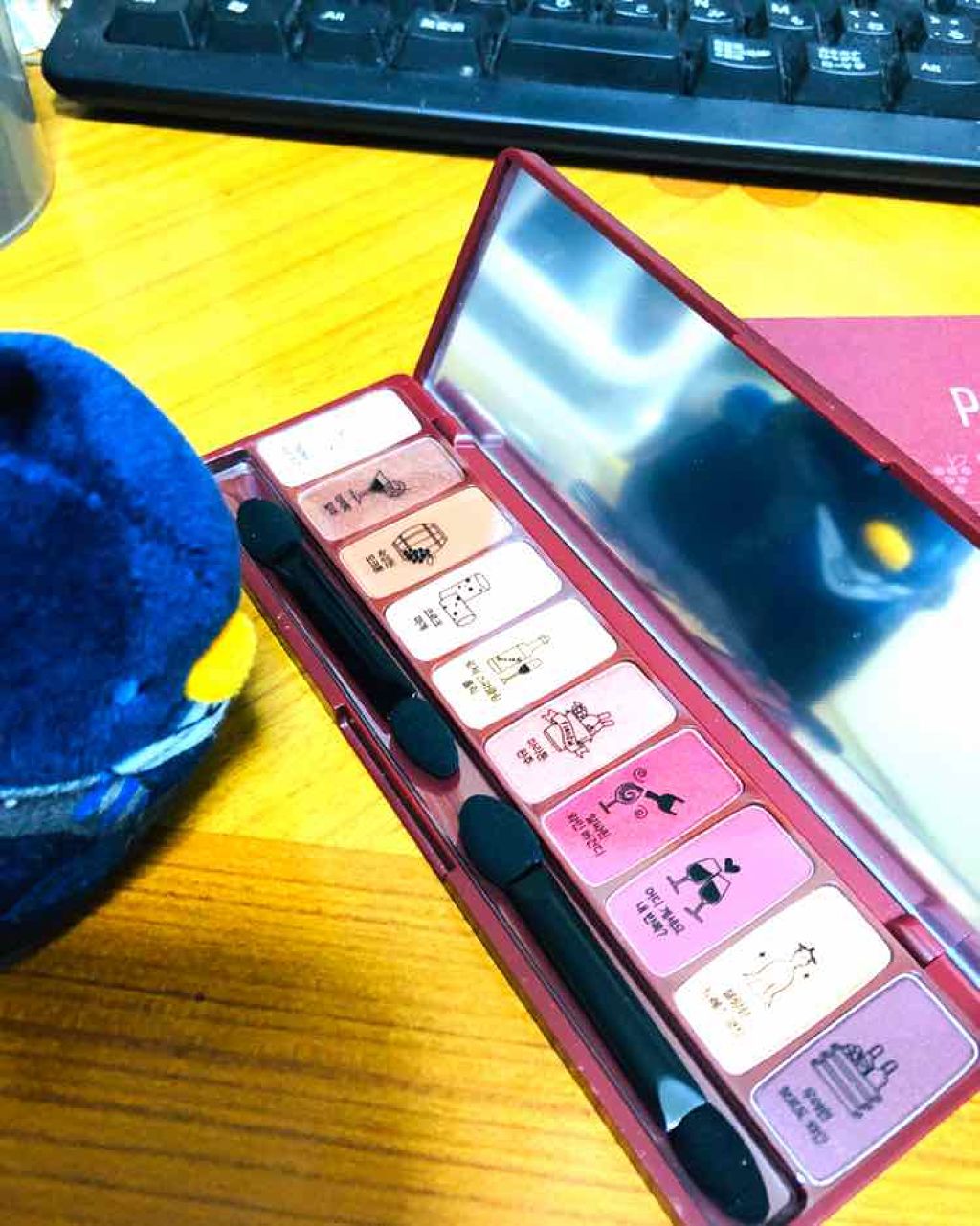 プレイカラー アイシャドウ/ETUDE/アイシャドウパレットを使ったクチコミ（2枚目）