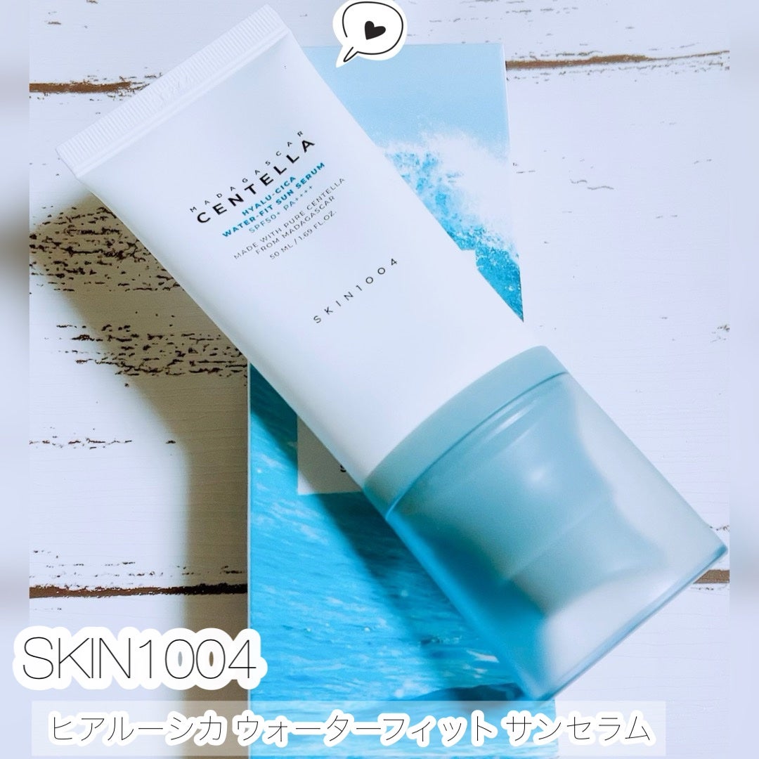 ヒアルーシカ ウォーターフィット サンセラム/SKIN1004/日焼け止めローションを使ったクチコミ(1枚目)