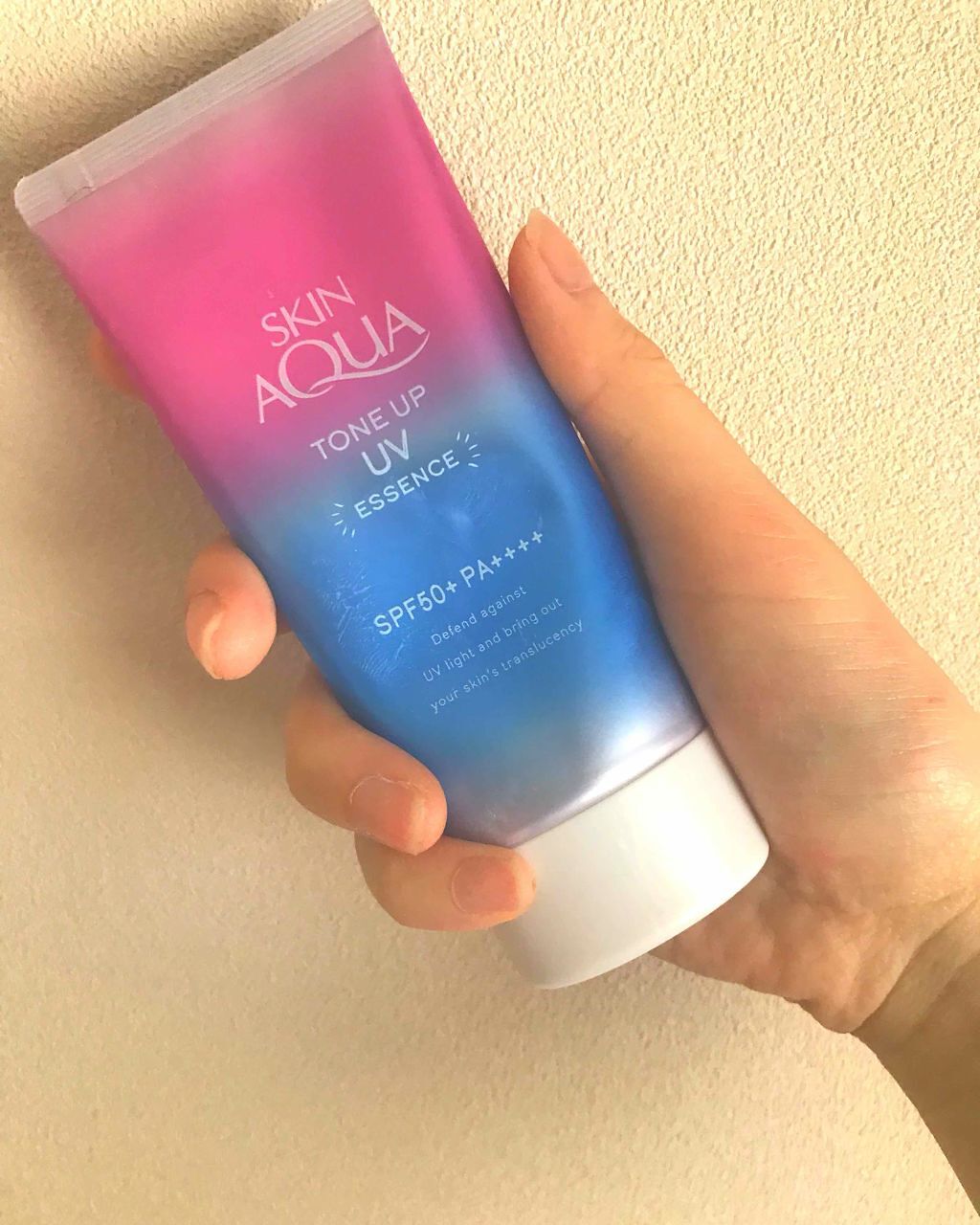 スキンアクア トーンアップUVエッセンス/スキンアクア/日焼け止めクリームを使ったクチコミ（1枚目）