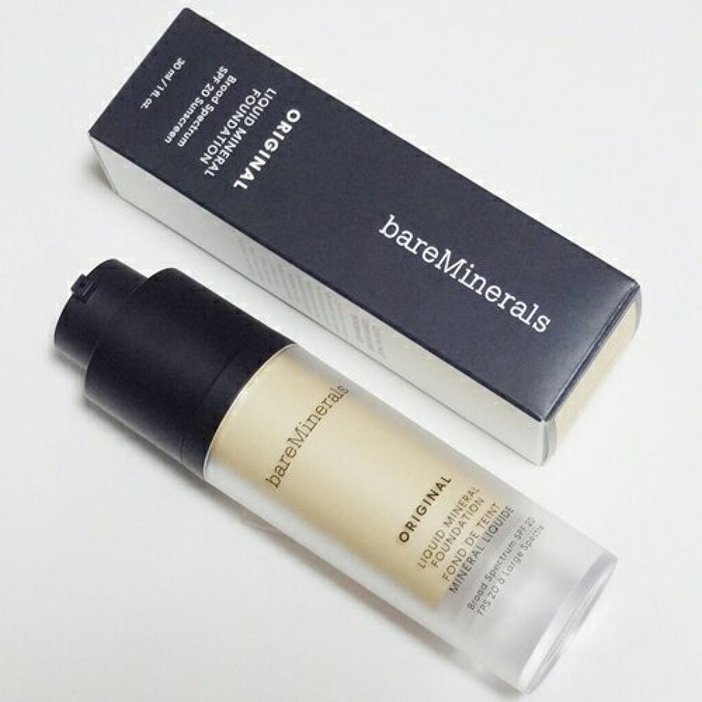 オリジナル  リキッド  ミネラル  ファンデーション フェアリーライト 03/bareMinerals/リキッドファンデーションを使ったクチコミ（1枚目）