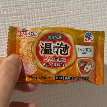 とろり炭酸湯 ぜいたく果実紅茶 12錠入/温泡/炭酸系入浴剤を使ったクチコミ(1枚目)