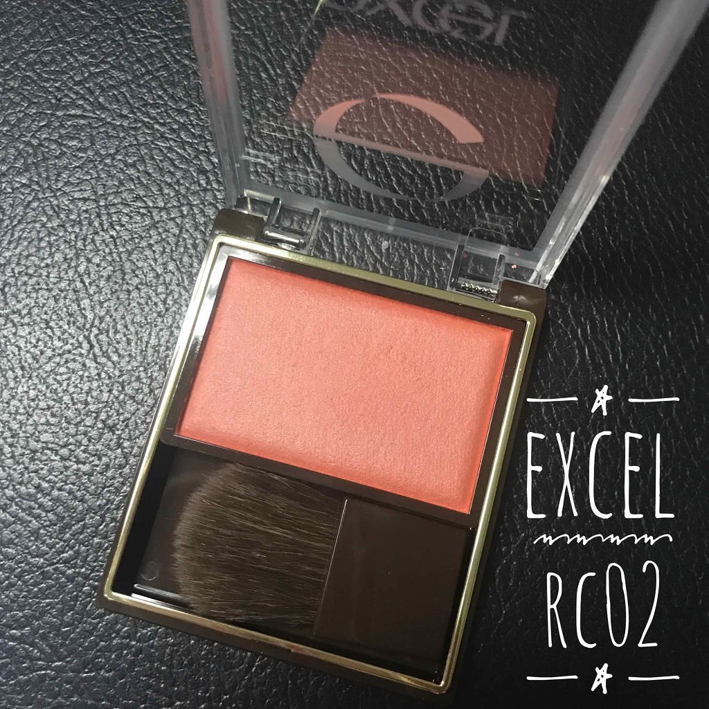 スキニーリッチチーク/excel/パウダーチークを使ったクチコミ(1枚目)