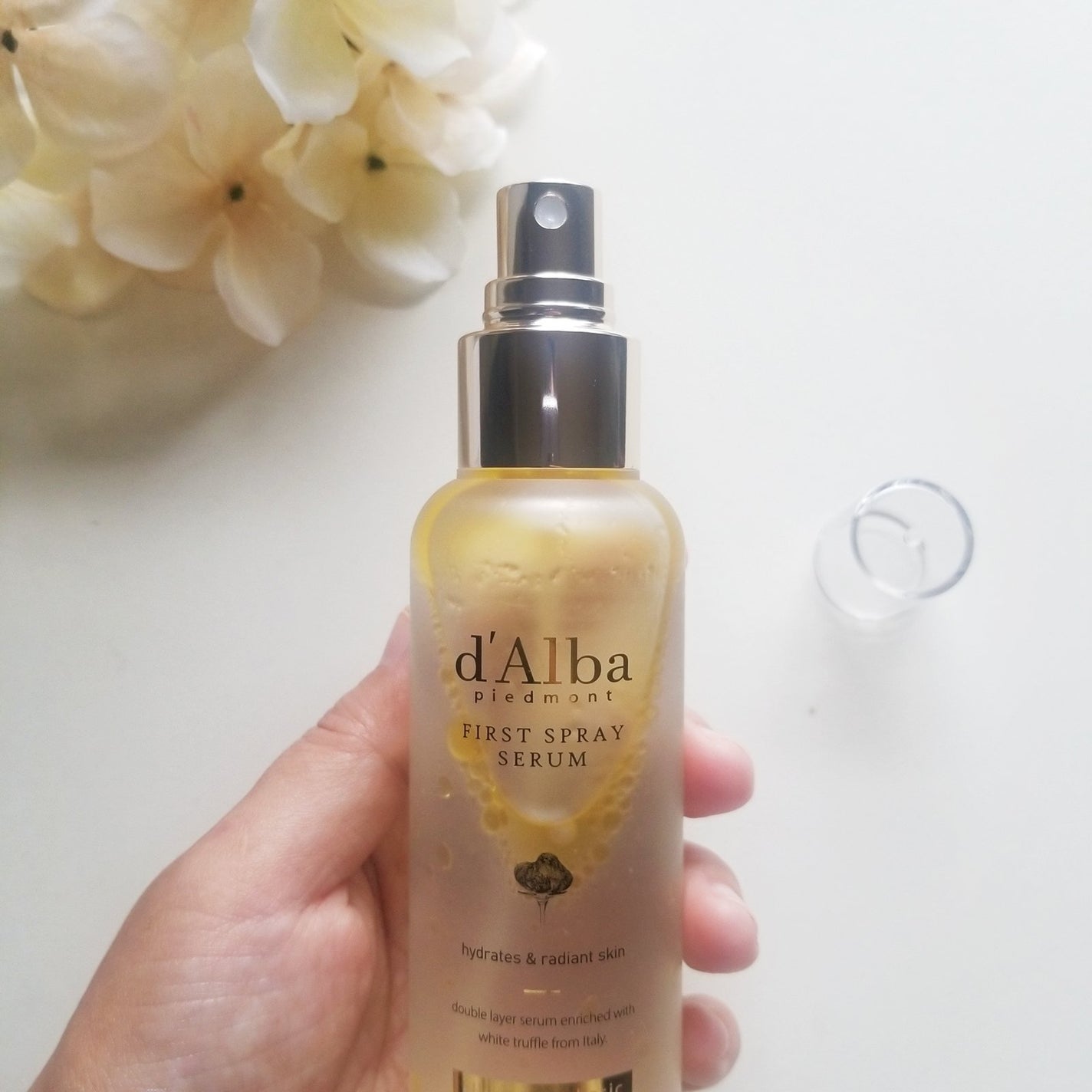 ダルバ ホワイトトリュフファーストスプレーセラム/ダルバ/ミスト状化粧水を使ったクチコミ(4枚目)