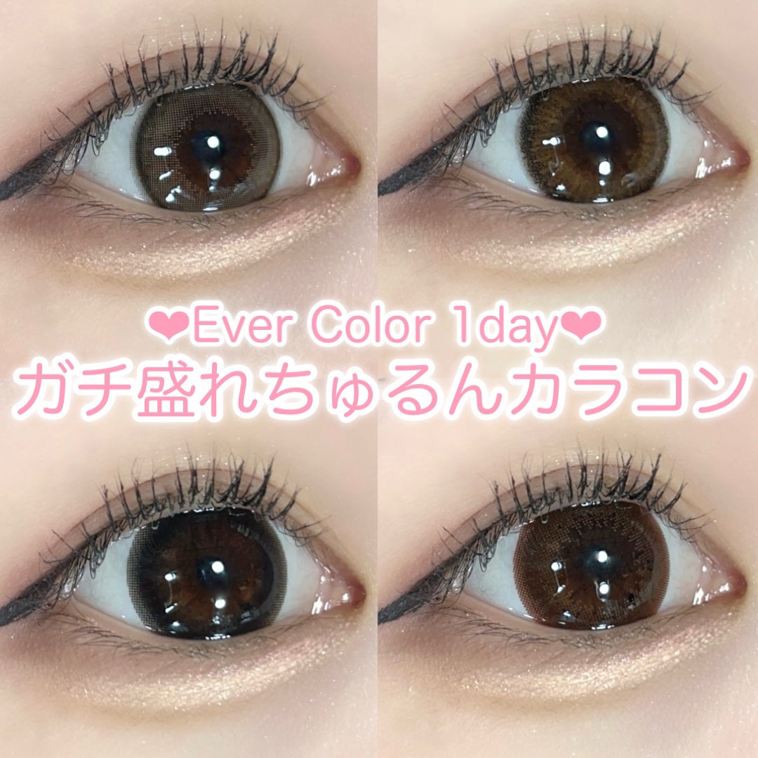エバーカラーワンデー ナチュラル/エバーカラー/ワンデー(1DAY)カラコンを使ったクチコミ(1枚目)