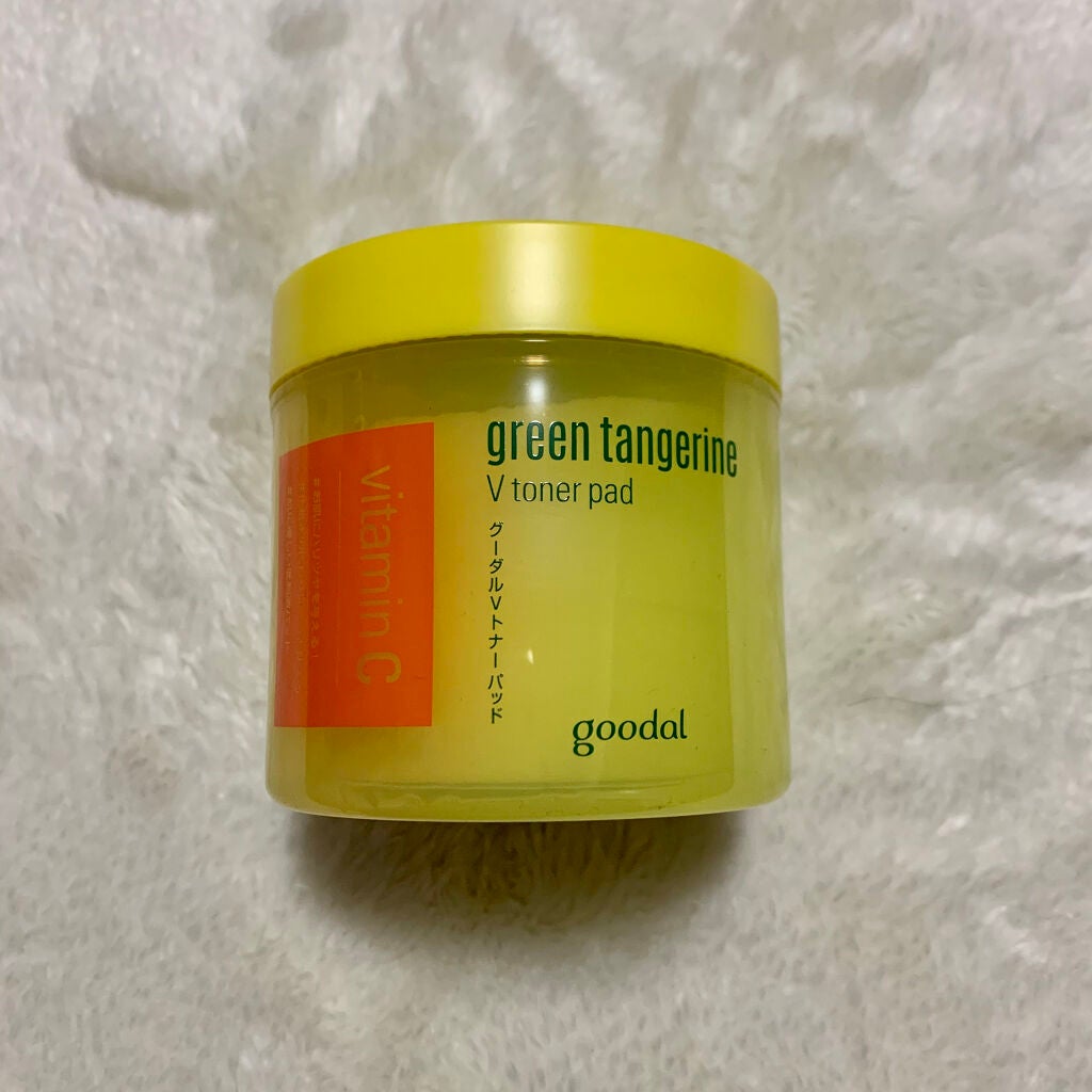 グリーンタンジェリン ビタCダークスポットケアパッド/goodal/トナーパッドを使ったクチコミ(1枚目)