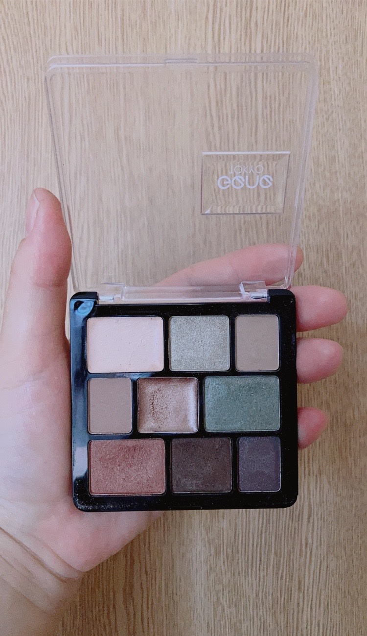 ムードアイシャドウパレット 02/GENE TOKYO/アイシャドウパレットを使ったクチコミ（1枚目）