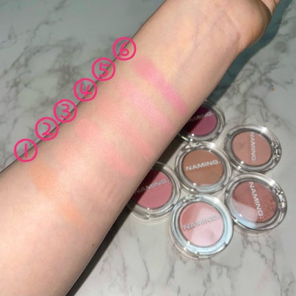 ネーミング フラッフィーパウダーブラッシュ/NAMING./パウダーチークを使ったクチコミ(6枚目)