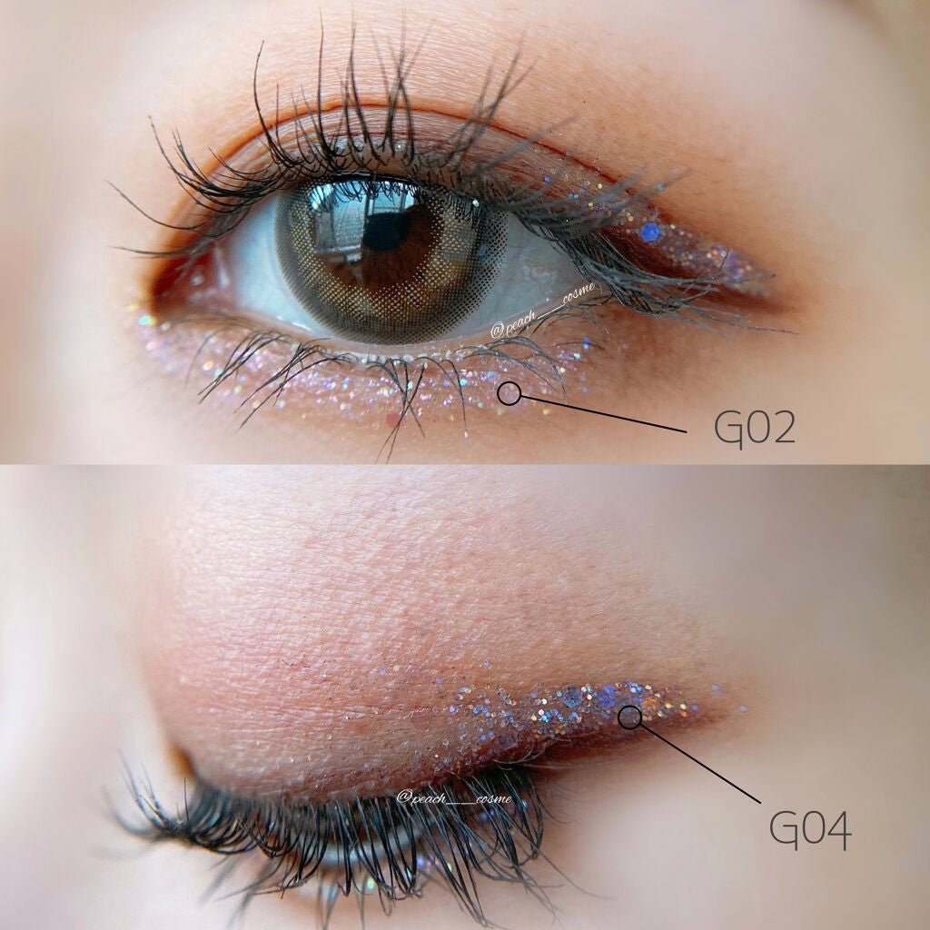 パールブリーアイグリッター/BLACK ROUGE/グリッターを使ったクチコミ(5枚目)