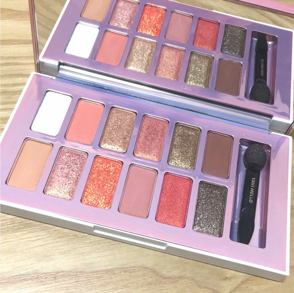 バレンタインボックス2 ピーチパレット/VAVI MELLO/アイシャドウパレットを使ったクチコミ（1枚目）