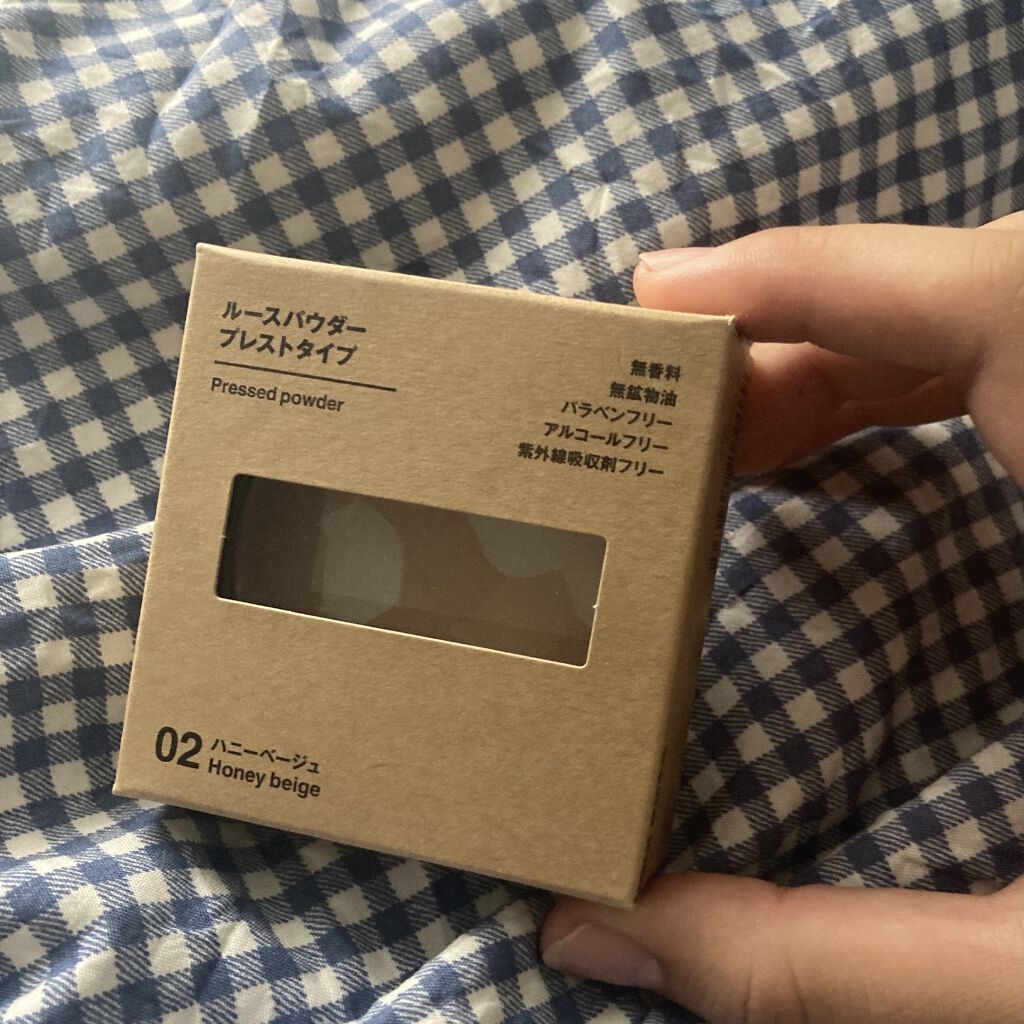 ルースパウダープレストタイプ/無印良品/プレストパウダーを使ったクチコミ（2枚目）