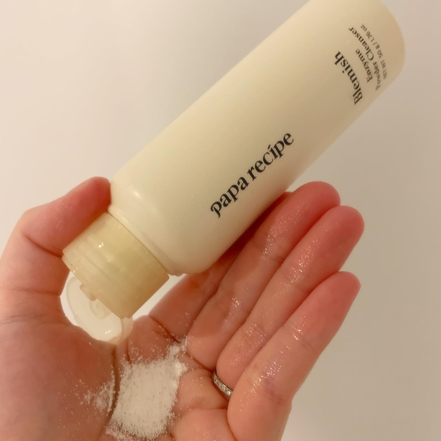 ブレミッシュ 酵素 洗顔パウダー/PAPA RECIPE/洗顔パウダーを使ったクチコミ（3枚目）