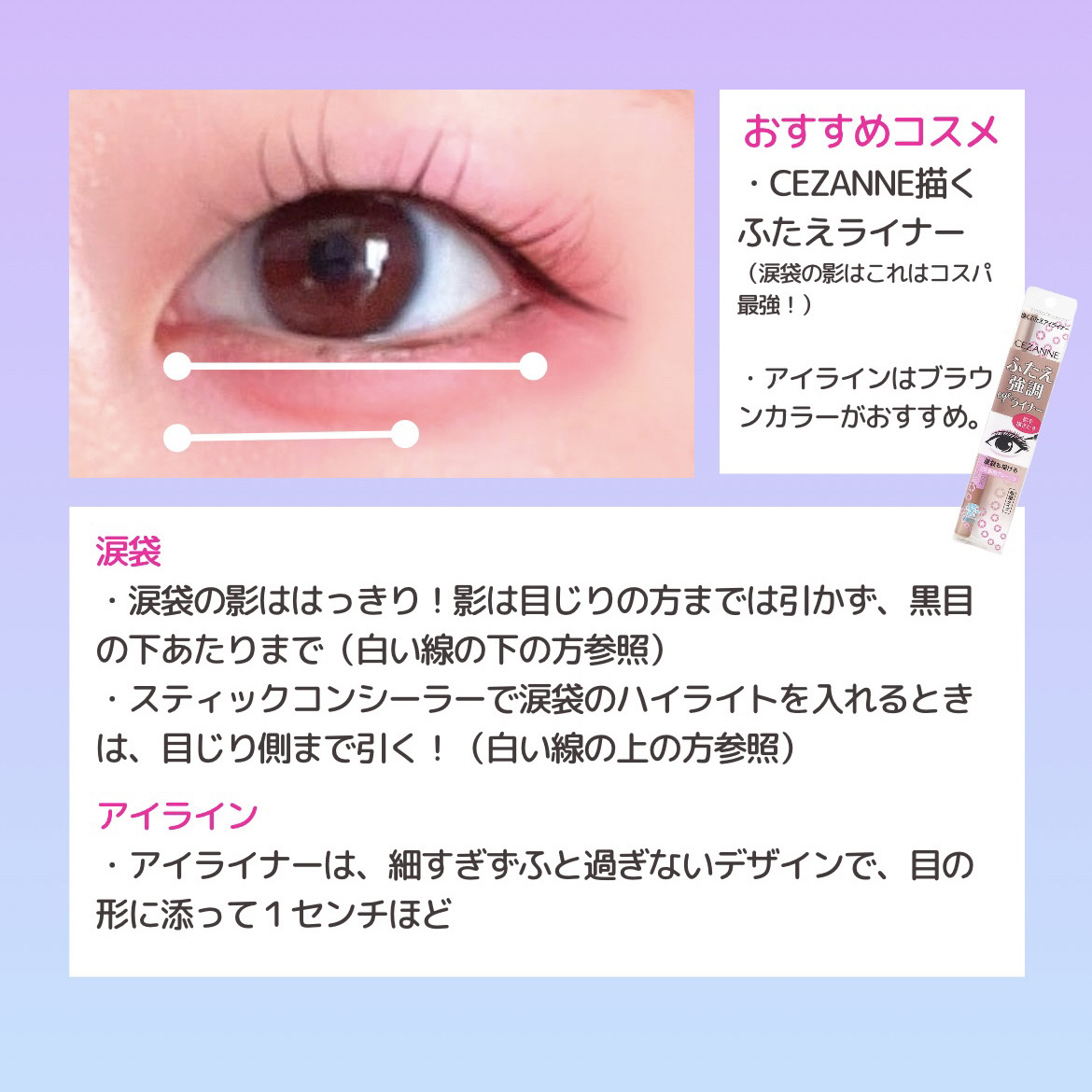 クリーミータッチライナー/キャンメイク/ジェルアイライナーを使ったクチコミ（3枚目）