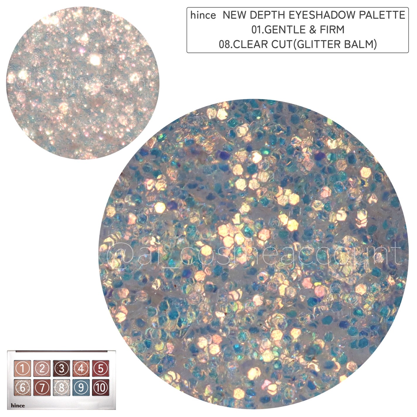 ニューデップスアイシャドウパレット/hince/アイシャドウパレットを使ったクチコミ(2枚目)