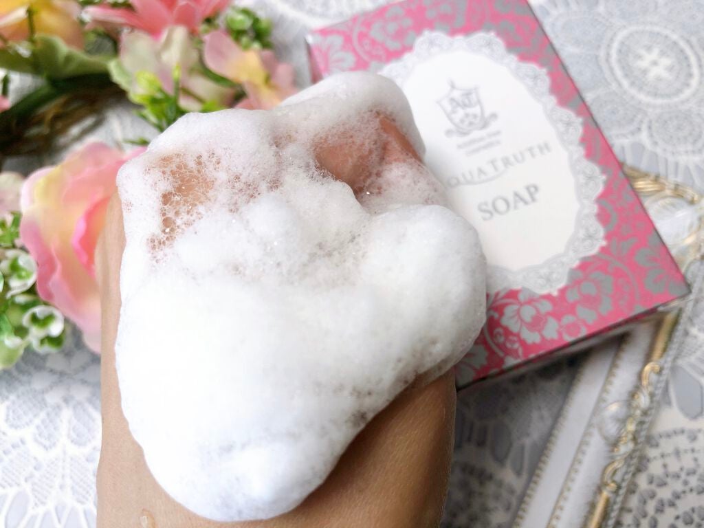 薔薇はちみつ石鹸/麗凍化粧品/洗顔石鹸を使ったクチコミ(3枚目)