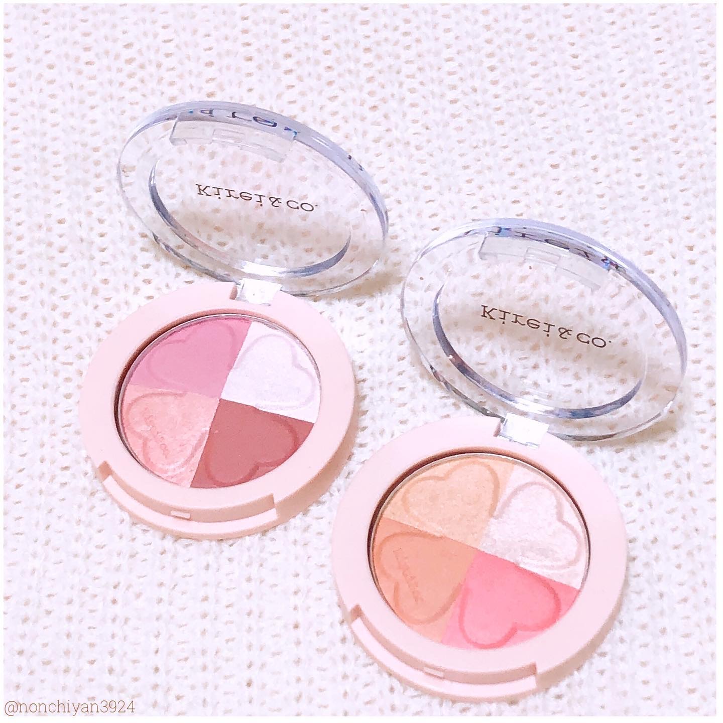 グロウパウダーチーク 01 ローズピンク/Kirei&co./パウダーチークを使ったクチコミ（2枚目）