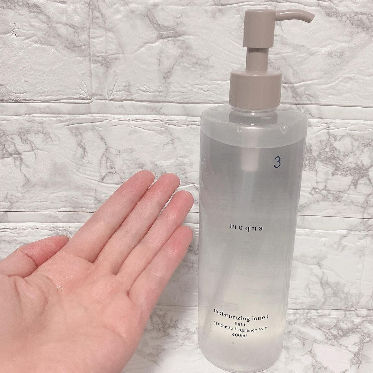 化粧水 さっぱり/muqna/化粧水を使ったクチコミ(3枚目)