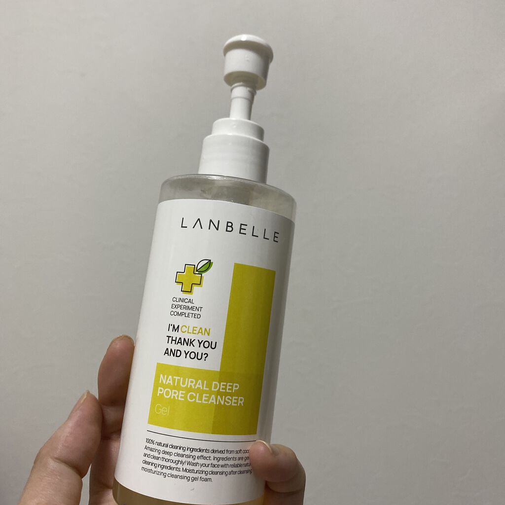 ナチュラルディープポアクレンザー/LANBELLE/その他洗顔料を使ったクチコミ（1枚目）