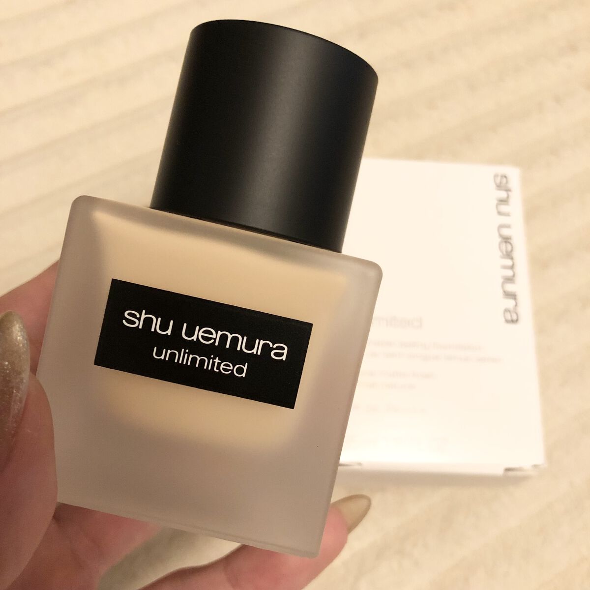 （旧）アンリミテッド ラスティング フルイド/shu uemura/リキッドファンデーションを使ったクチコミ（1枚目）