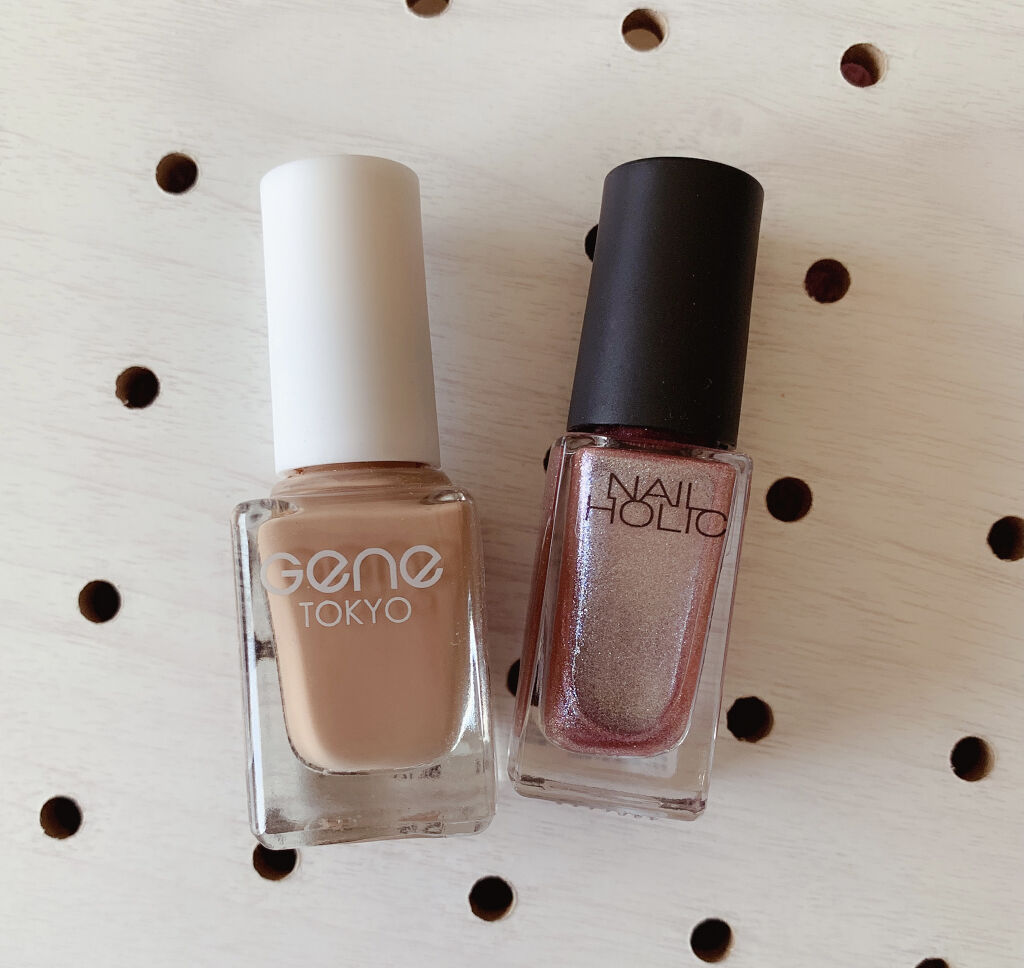 gene TOKYO ネイル キャメル/DAISO/マニキュアを使ったクチコミ（2枚目）