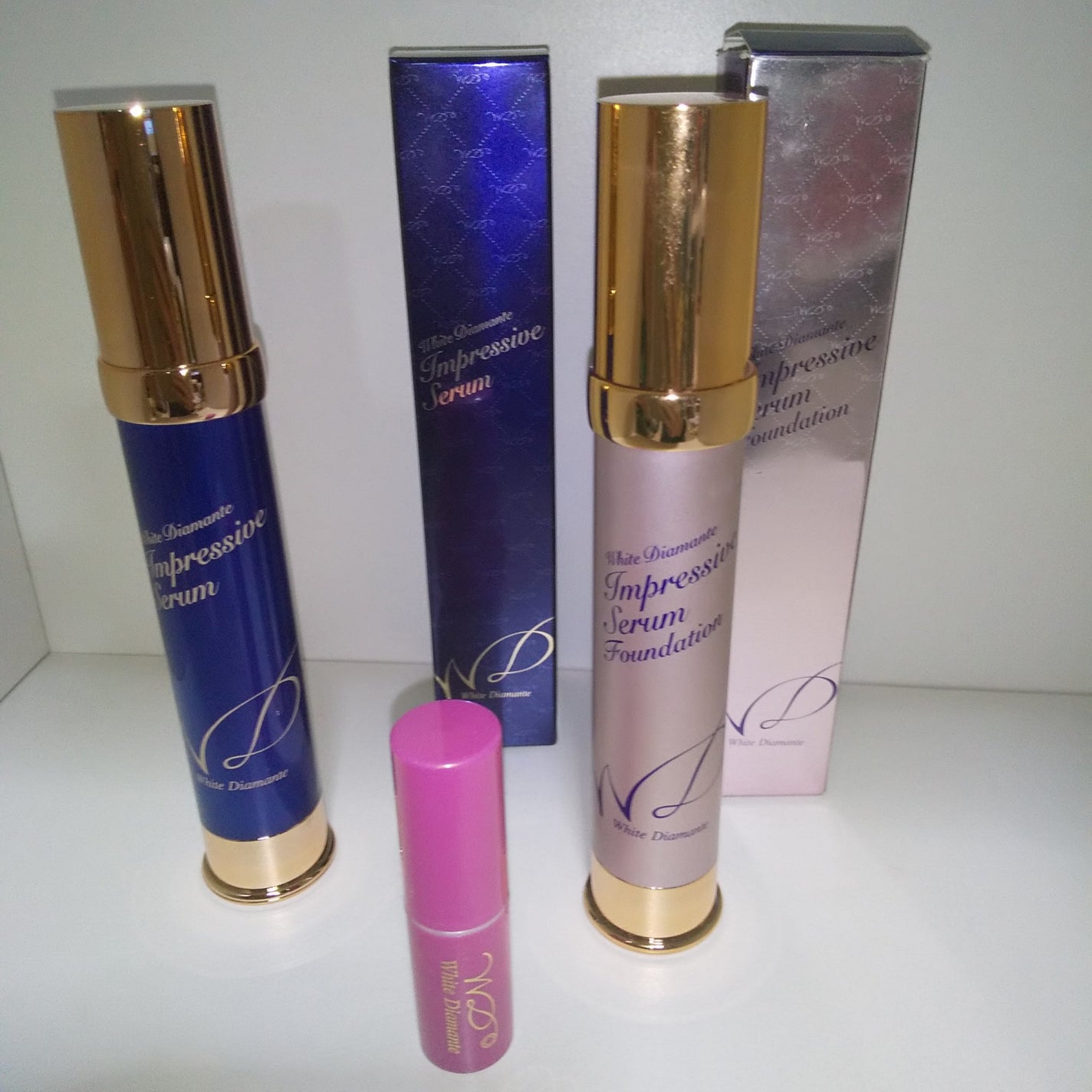 ハピエンスルージュ/ホワイトディアマンテ/口紅を使ったクチコミ(2枚目)