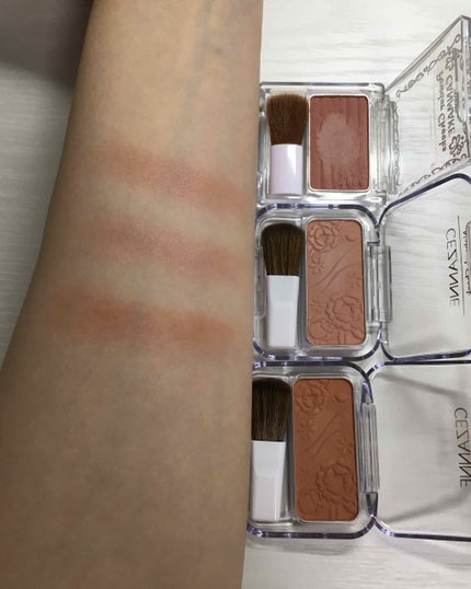 【旧品】パウダーチークス/キャンメイク/パウダーチークを使ったクチコミ(3枚目)